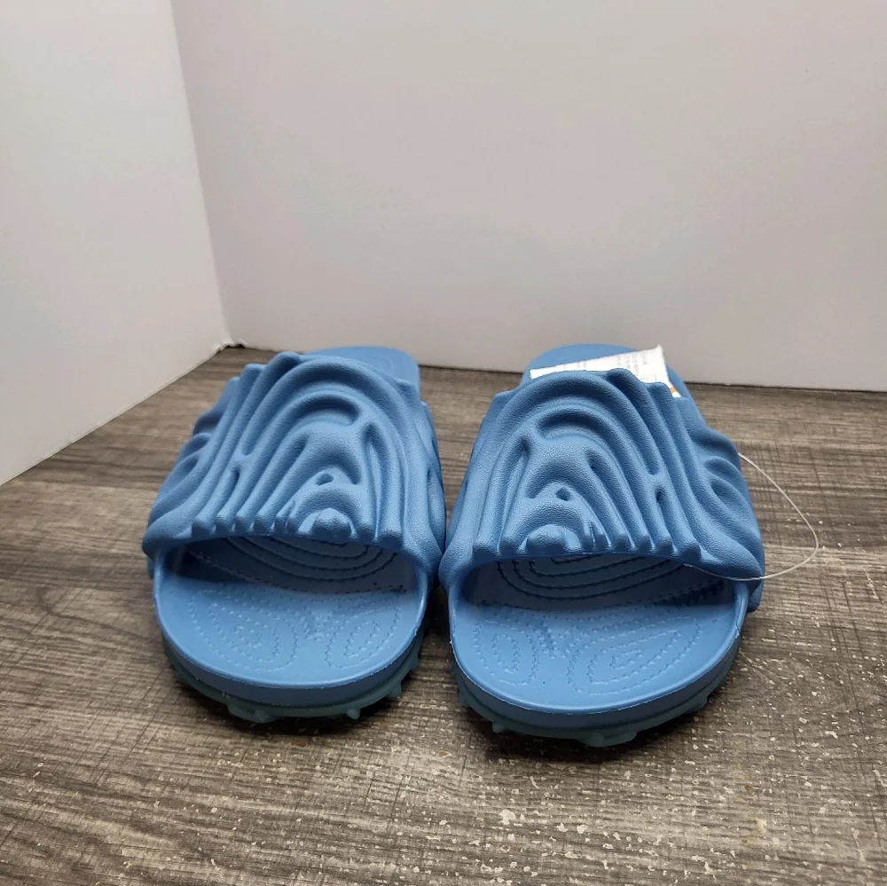 Crocs Salehe Bembury The Pollex Slide Womens Sandals US Size 6 Blue New